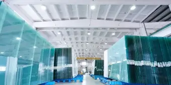 Склад временного хранения стеклопакетов