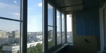 Вынос балконной рамы вперед