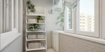 Варианты отделки балкона фасадными панелями