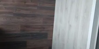 Новинка!!! Обшивка стен ламинатом в комбинации с панелями Век - очень оригинальное решение!!!