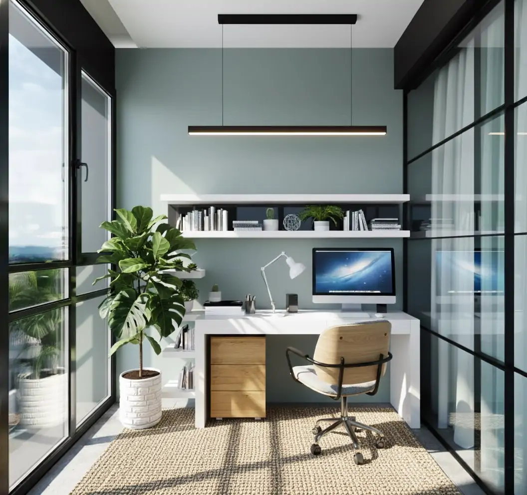 Балкон в разрезе для ознакомления клиента с проводимыми работами